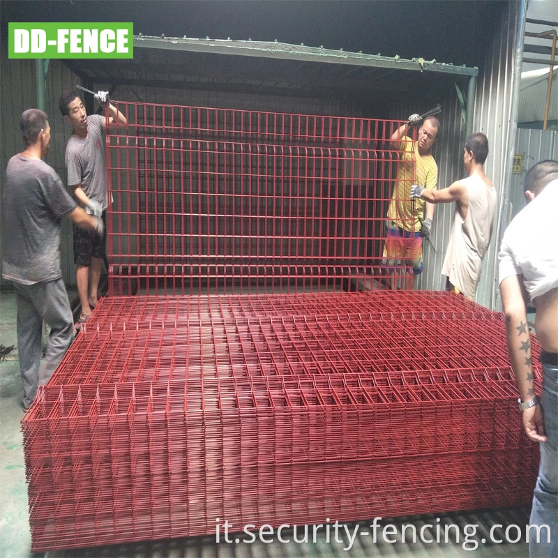 Fine della rete di filo a doppio filo del filo del bordo saldato per l'autostrada